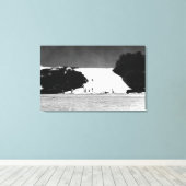 Kauai, Hawaii - Uitzicht van Barking Sands Canvas Afdruk (Insitu (Houten vloer))