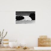 Kauai, Hawaii - Uitzicht van Barking Sands Poster (Keuken)