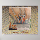 Kauai Hawaii van Chloe Dee Noble Poster (Voorkant)