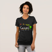 KAUAI Hawaii (vervormd ontwerp) T-shirt (Voorkant volledig)