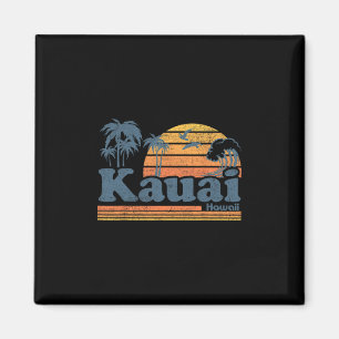 Kauai Hawaii Vintage Strand Zomer Surfen 70s Retr Magneet
