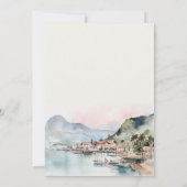 Kauai Hawaii Watercolor Landscape Wedding Save The Date (Achterkant)