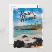 Kauai Hawaii Waterverf schilderij Briefkaart (Voorkant / Achterkant)