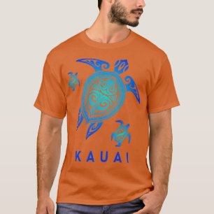 Kauai Hawaii Zee Blauwe kruidenmot T-shirt