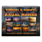 Kauai, Hawaii Zonsondergangen & Sunrise Calendar Kalender (Hoes)