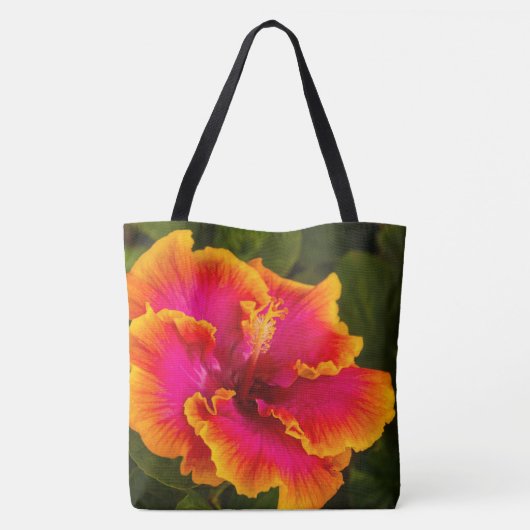 Kauai Hawaiian Collage Reversible Beach Bag Tote Bag (Achterkant)