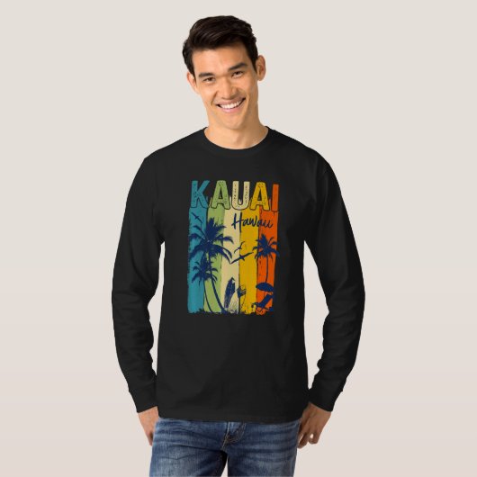 Kauai Hawaiian Family Vacation Matching Group Prem T-shirt (Voorkant volledig)