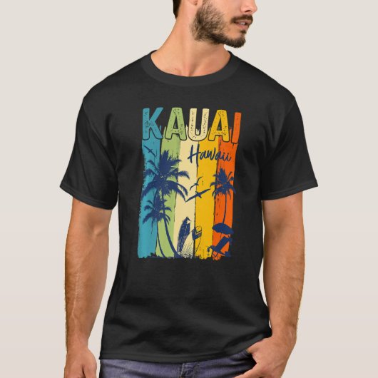 Kauai Hawaiian Family Vacation Matching Group Prem T-shirt (Voorkant)