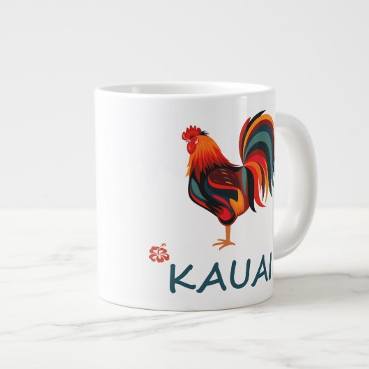 Kauai Hawaiian Rooster Jumbo Mok (Voorkant rechts)