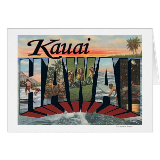 Kauai, HawaiiLarge Letter ScenesKauai, HI (Voorkant Horizontaal)