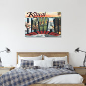 Kauai, HawaiiLarge Letter ScenesKauai, HI Canvas Afdruk (Insitu (Slaapkamer))