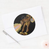 Kauai Hot Mouth kleur finale Ronde Sticker (Envelop)