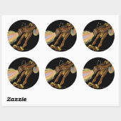 Kauai Hot Mouth kleur finale Ronde Sticker (Vel)