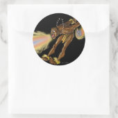 Kauai Hot Mouth kleur finale Ronde Sticker (Tas)