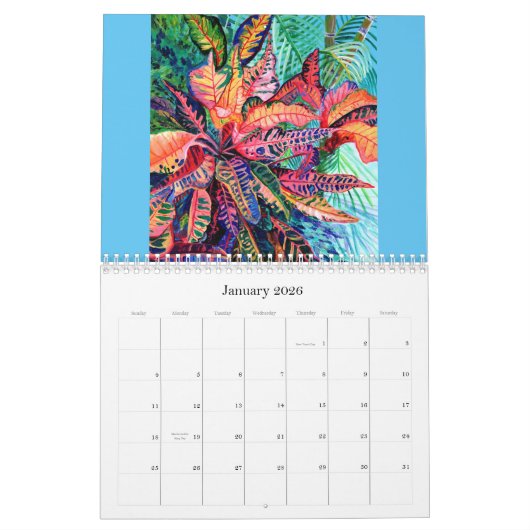 Kauai in Bloom Calendar Kalender (Jan 2026)