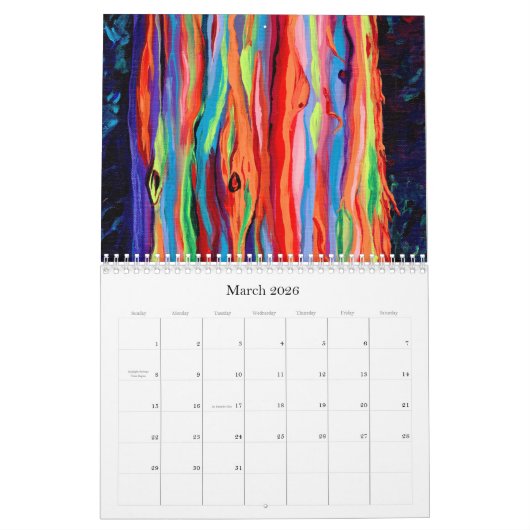 Kauai in Bloom Calendar Kalender (Mar 2026)