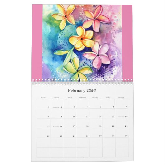 Kauai in Bloom Calendar Kalender (Feb 2026)