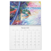 Kauai is Paradise Hawaii Art Calendar  Kalender (Jan 2026)