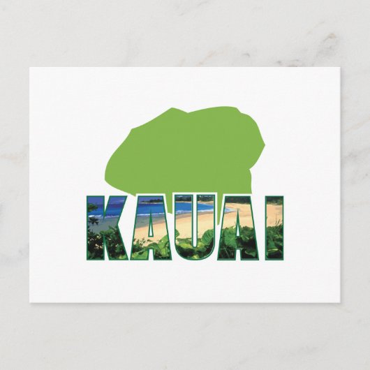 Kauai Island Briefkaart (Voorkant)