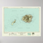 Kauai-kaart 1954 poster (Voorkant)