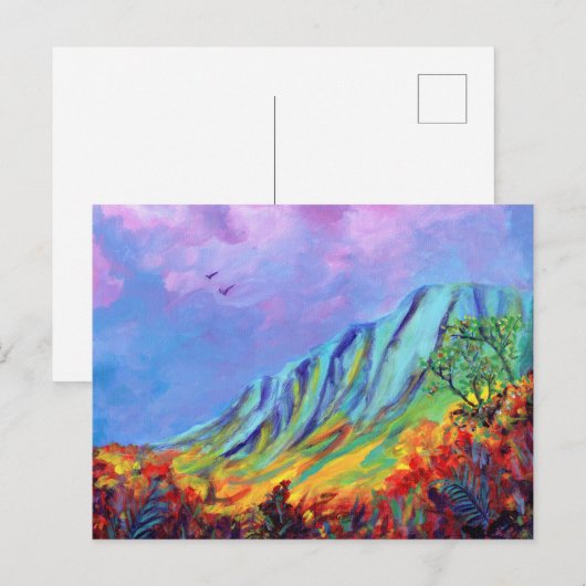 Kauai Kalalau Valley Ansichtkaart Briefkaart (Voorkant / Achterkant)