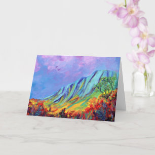 Kauai Kalalau Valley Wenskaart Kaart