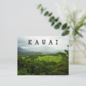Kauai, Landscape Scene Hawaii Briefkaart (Staand voorkant)