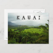 Kauai, Landscape Scene Hawaii Briefkaart (Voorkant / Achterkant)
