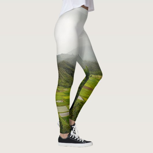 Kauai, Landscape Scene Hawaii Leggings (Rechts)