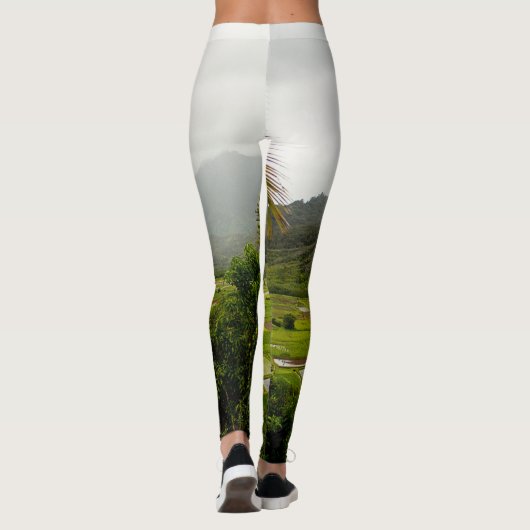 Kauai, Landscape Scene Hawaii Leggings (Achterkant)