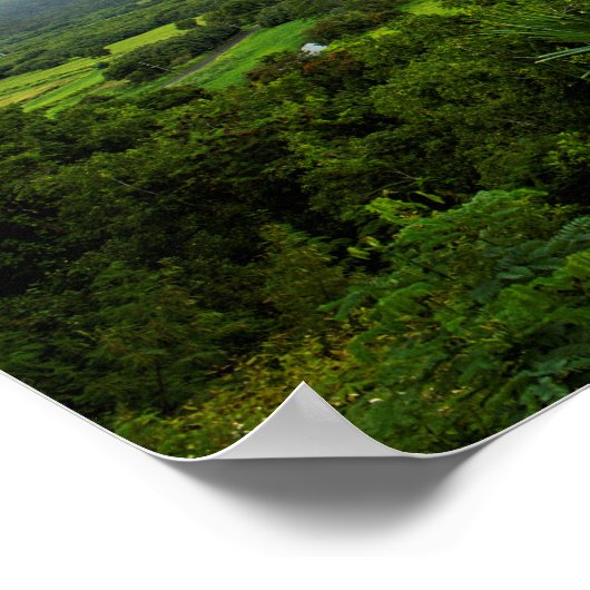 Kauai, Landscape Scene Hawaii Poster (Hoek)