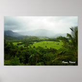 Kauai, Landscape Scene Hawaii Poster (Voorkant)