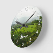Kauai, Landscape Scene Hawaii Ronde Klok (Hoek)