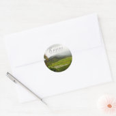 Kauai, Landscape Scene Hawaii Ronde Sticker (Envelop)