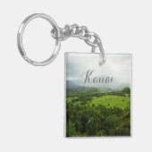 Kauai, Landscape Scene Hawaii Sleutelhanger (Voorkant Links)