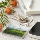 Kauai, Landscape Scene Hawaii Sleutelhanger (Voorkant Rechts)