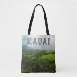 Kauai, Landscape Scene Hawaii Tote Bag