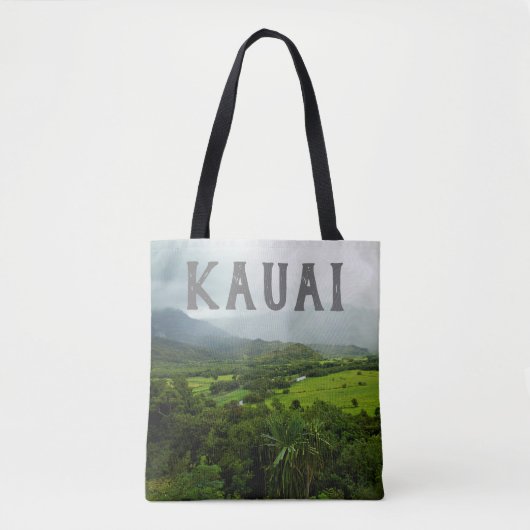 Kauai, Landscape Scene Hawaii Tote Bag (Voorkant)