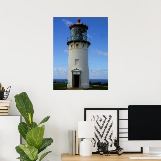 Kauai Lighthouse Poster (Thuiskantoor)