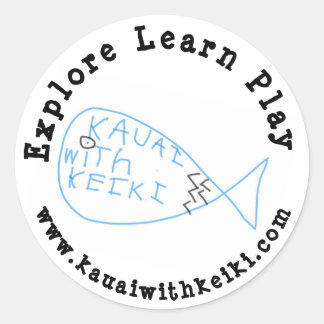 Kauai met Keiki Sticker
