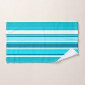 Kauai Morning Hawaiian Floral & Stripe Coordinate Bad Handdoek (Handdoek)