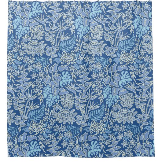 Kauai Morning Hawaiian Protea Floral Douchegordijn (Voorkant)