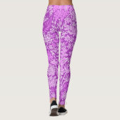 Kauai Morning Hawaiian Protea Floral Leggings (Achterkant)