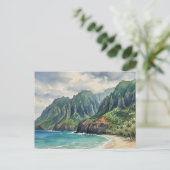 Kauai Na Pali Coast Briefkaart (Staand voorkant)