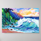 Kauai Na Pali Coast Poster (Voorkant)