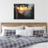 Kauai Na Pali Coast Sunset Canvas Afdruk (Insitu (Slaapkamer))