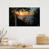 Kauai Na Pali Coast Sunset Poster (Keuken)