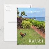 Kauai Ninini Point Lighthouse Hawaï Briefkaart (Voorkant / Achterkant)