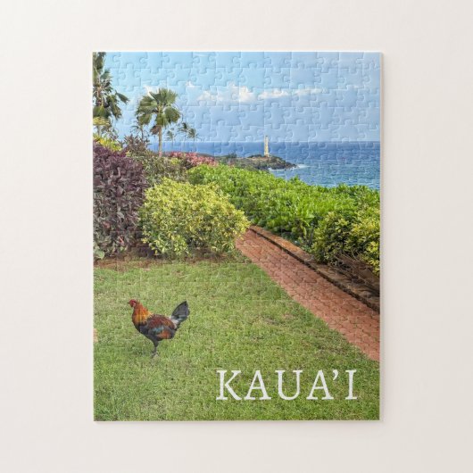 Kauai Ninini Point Lighthouse Hawaï Legpuzzel (Verticaal)