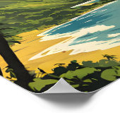 Kauai Nostalgic Travel Poster (Hoek)